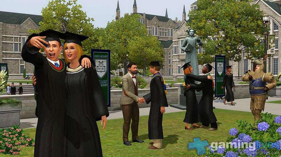 The Sims 3 University Life: Enrolling, Credit Hours and SUA Test